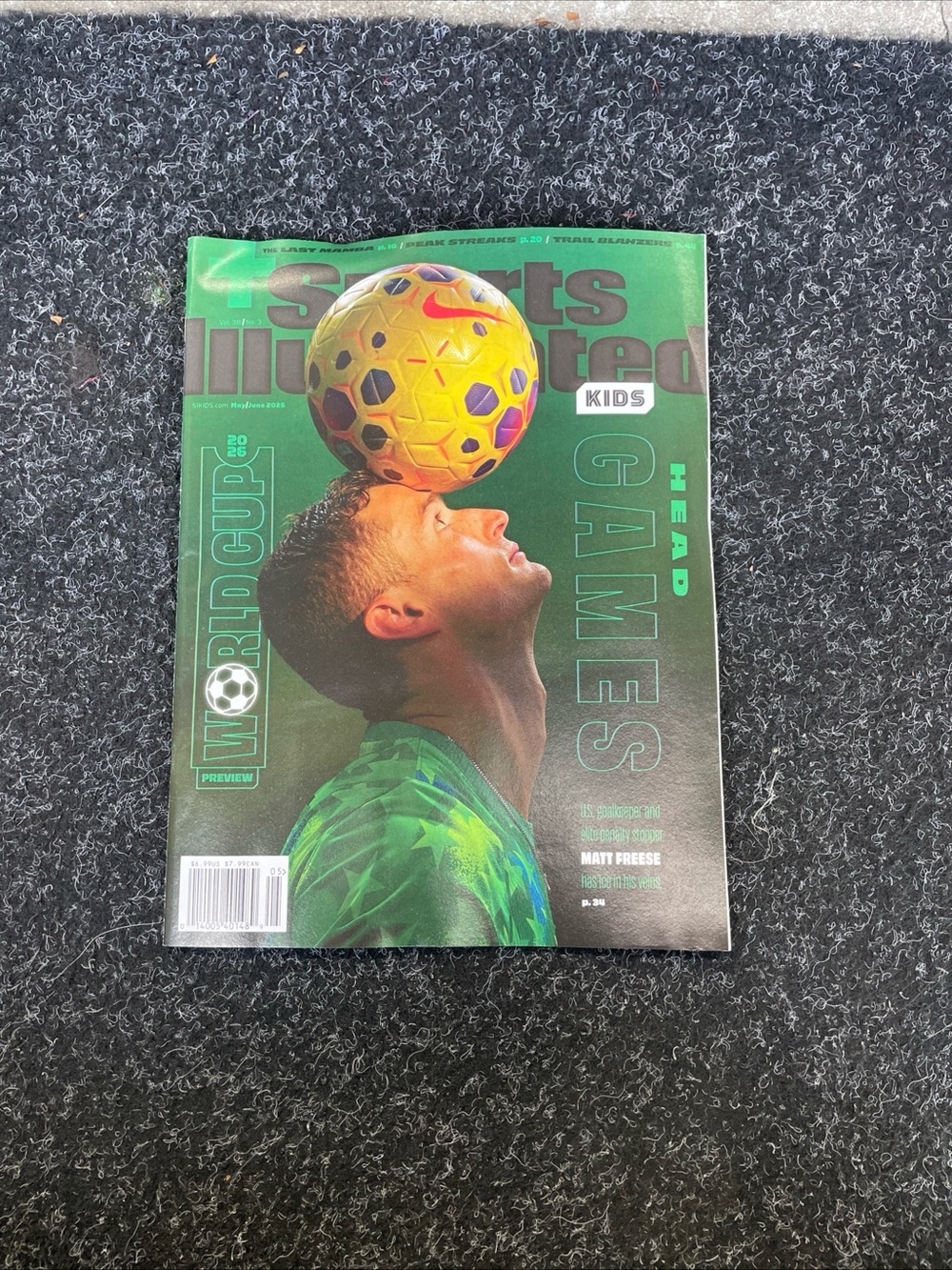 Sports Illustrated for kids Green World Cup 'Head Games' Magazine